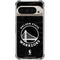 NBA Golden State Warriors Black Animal Print Pixel 9 Pro XL Clear Case